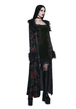 Widow Bottoms|Pants*Thorned Morte Velvet Flare Pants
