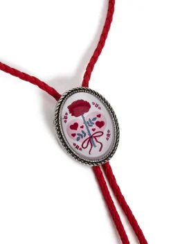x_Dolls Kill Jewelry*Thorned Rose Bolo Tie