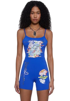 Ed Hardy Jumpsuits & Rompers*Tiger Lotus Romper
