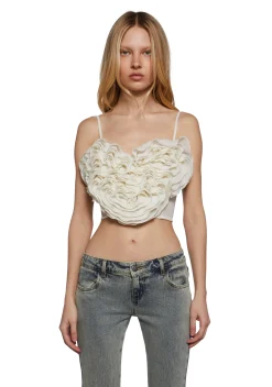 Sugar Thrillz Tops*Timeless Kisses Ruffled Top