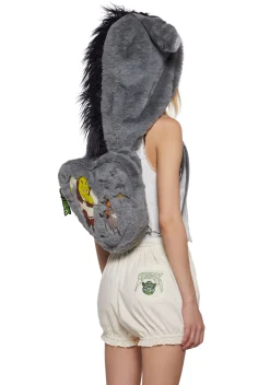 Dolls Kill x Shrek Bags*To The Rescue Donkey Backpack