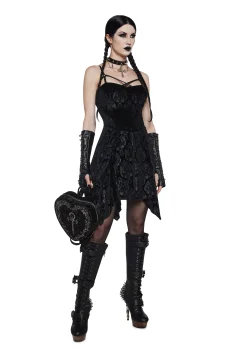 Widow Dresses|Plus*Too Far Gone Velvet Dress