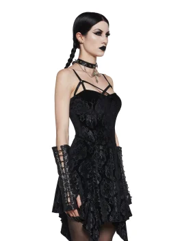 Widow Dresses|Plus*Too Far Gone Velvet Dress