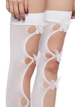 x_Leg Avenue Socks & Tights*Too Much Love Thigh High Socks