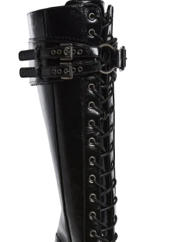 Widow Boots*Total Bewitcher Lace-Up Boots