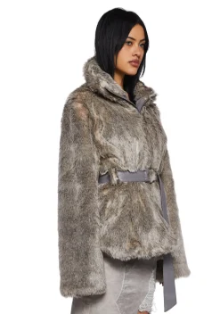 Current Mood Outerwear|Plus*Total Legacy Faux Fur Coat