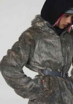 Current Mood Outerwear|Plus*Total Legacy Faux Fur Coat