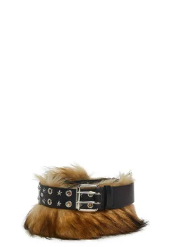 Club Exx Belts & Harnesses*Total Party Faux Fur Belt