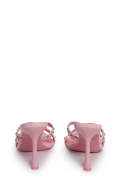 Current Mood Heels*Total Perks Studded Mules - Pink