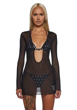 Playboy by Dolls Kill Swim|Plus*Total Stunner Swim Cover Up