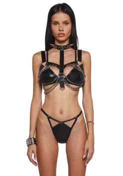 x_Dolls Kill Belts & Harnesses*Total Velocity Chain Harness
