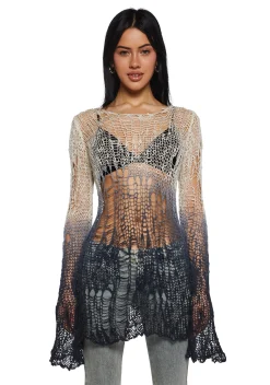 Current Mood Tops|Plus*Total Wildness Ombre Sweater