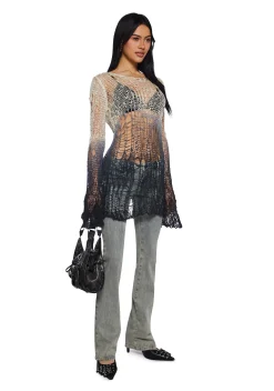 Current Mood Tops|Plus*Total Wildness Ombre Sweater