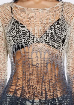 Current Mood Tops|Plus*Total Wildness Ombre Sweater