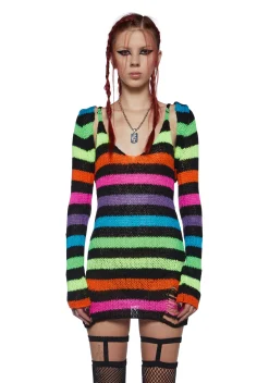 Current Mood Dresses*Tough Tendencies Dress And Shrug Set