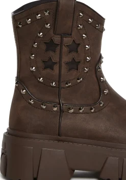 BOY Current Mood Boots|Cowboy Boots*Town Ain't Big Enough Cowboy Boots - Brown