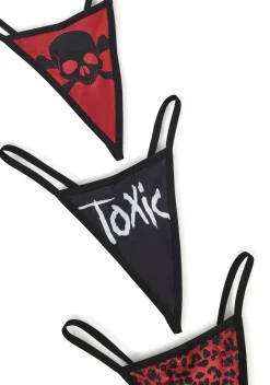 Widow Lingerie|Plus*Toxic Trio Panty Pack