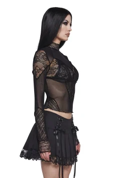 Widow Tops|Plus*Tragic Ritual Long Sleeve Top
