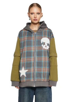 Current Mood Outerwear|Sweatshirts & Hoodies*Troublemaker Memories Zip-Up Hoodie