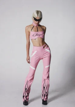 Namilia Tops*Turn On Choker Top - Pink