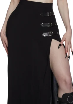 Widow Bottoms|Skirts*Twilight Doom Maxi Skirt