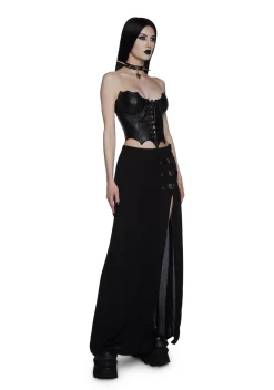 Widow Bottoms|Skirts*Twilight Doom Maxi Skirt