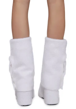 Sugar Thrillz Boots|Platforms*Twirling Perfection Mary Janes - White