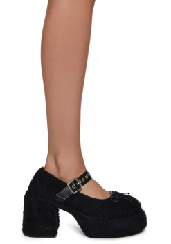 Sugar Thrillz Platforms|Mary Janes*Twirling Perfection Mary Janes - Black