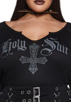 Widow Tops|Plus*Twisted Faith Long Sleeve Tee