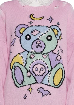 Trickz N' Treatz Tops*Undead Cuddles Knit Sweater