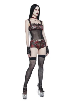 Widow Lingerie|Plus*Upside Down Sleep Lingerie Set