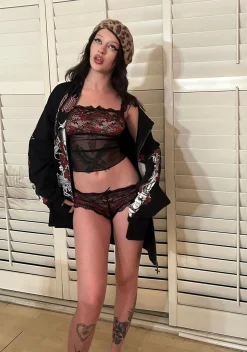 Widow Lingerie|Plus*Upside Down Sleep Lingerie Set