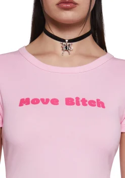 Sugar Thrillz Tops|Plus*Ur In My Way Baby Tee