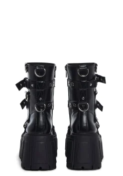Club Exx Boots*Utopia Bondage Combat Boots