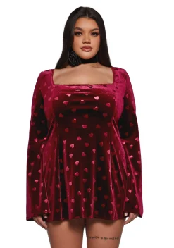 Sugar Thrillz Dresses|Mini Dresses*Valentine Wish Mini Dress