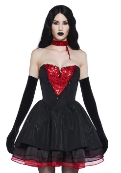 Trickz N' Treatz Dresses|Mini Dresses*Vampire’s Kiss Mini Dress