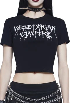 Widow Tops|Plus*Veggies Only Baby Tee