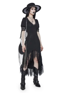 Widow Dresses*Veil Of Night Maxi Dress