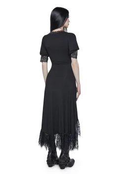 Widow Dresses*Veil Of Night Maxi Dress