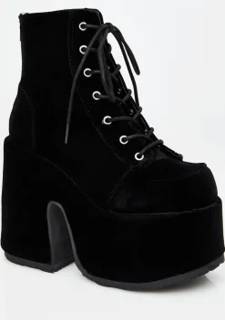 Demonia Boots|Platforms*Velvet Rave Royalty Platform Boots