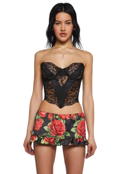 Current Mood Corsets|Tops*Vibe With Me Lace Bustier