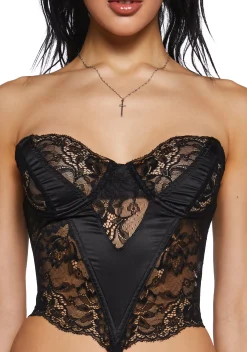 Current Mood Corsets|Tops*Vibe With Me Lace Bustier