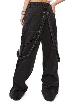 Dolls Kill X WB Horror Bottoms|Pants*Vile Voorhees Baggy Jeans