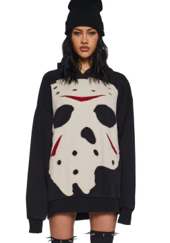Dolls Kill X WB Horror Outerwear|Sweatshirts & Hoodies*Vile Voorhees Oversized Hoodie