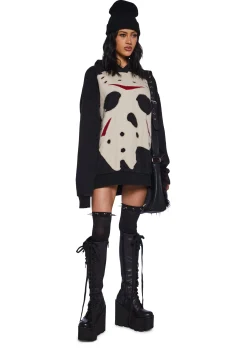 Dolls Kill X WB Horror Outerwear|Sweatshirts & Hoodies*Vile Voorhees Oversized Hoodie