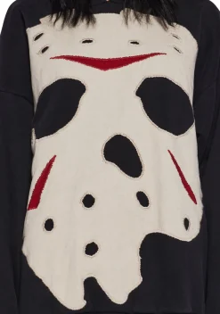 Dolls Kill X WB Horror Outerwear|Sweatshirts & Hoodies*Vile Voorhees Oversized Hoodie