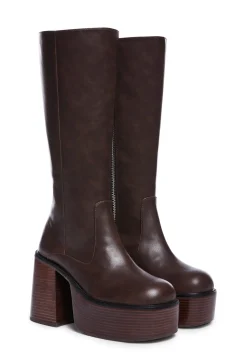 dELiA*s by Dolls Kill Boots*Vintage Soul Knee High Boots - Chocolate