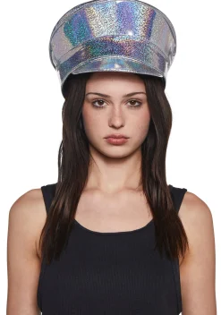 Funk Plus Hats*Vinyl Captain Hat - Glitter