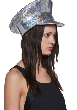 Funk Plus Hats*Vinyl Captain Hat - Glitter