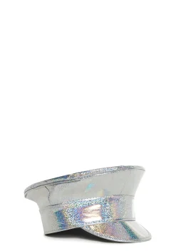 Funk Plus Hats*Vinyl Captain Hat - Glitter